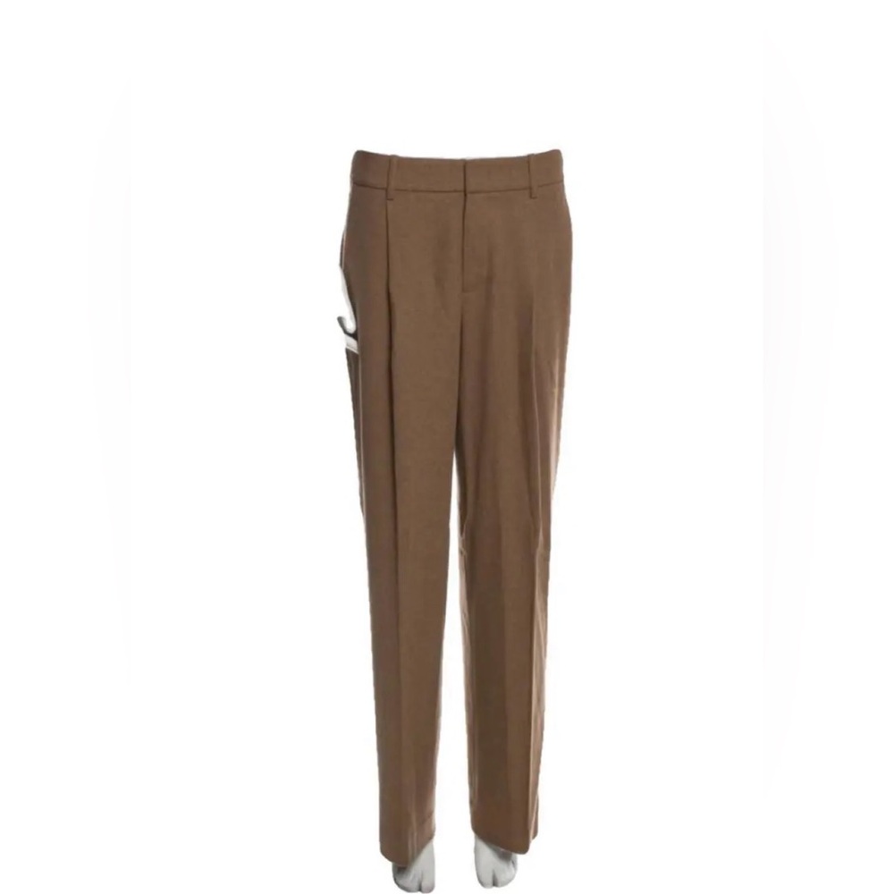 Vince Tan Wool Trousers